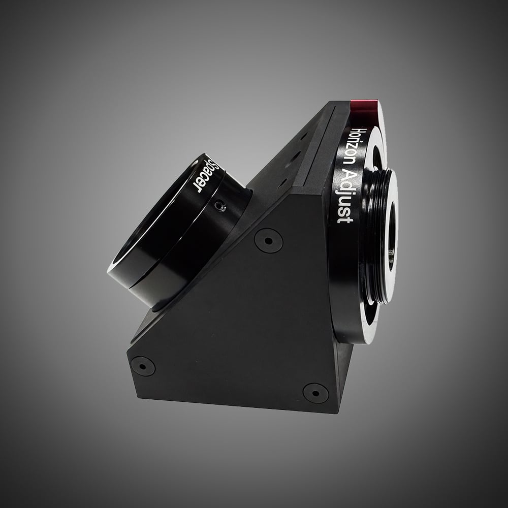 45-degree prism horizon adjust lever