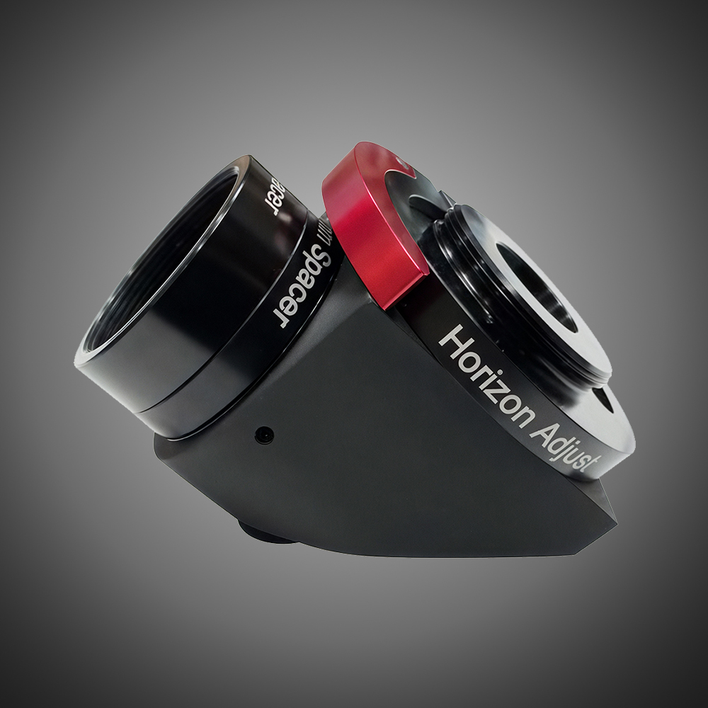 90-degree prism horizon adjust